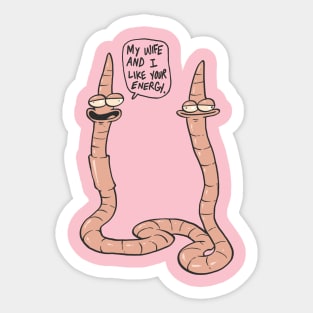 Worms Sticker